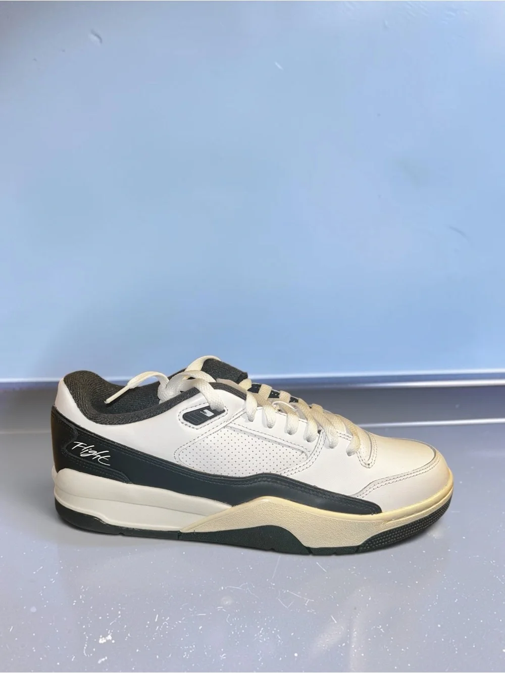 Jordan Low-Top Sneakers in Cream and Black